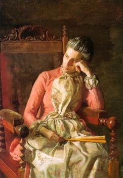 托馬斯 伊肯斯 Portrait of Amelia Van Buren 托馬斯 伊肯斯 Portrait of Amelia Van Buren